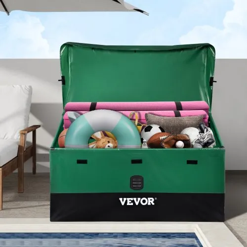 VEVOR 440L Aufbewahrungsbox für Außenbereich 122x63x75cm Auflagenbox aus PE-Plane auf industriellem Niveau Wasserdicht Luftdurchlässig Kissenbox Truhe Gartenbox Ideal für Pools Höfe Gärten Garagen VEVOR 440L Aufbewahrungsbox für Außenbereich 122x63x75cm Auflagenbox aus PE-Plane auf industriellem Niveau Wasserdicht Luftdurchlässig Kissenbox Truhe Gartenbox Ideal für Pools Höfe Gärten Garagen