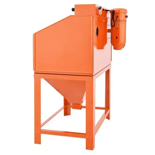 VEVOR Sandstrahlkabine 435 L, Sandstrahlgerät mit 117 L Strahlmittelbehälter, zwei Strahlpistolen & 1,6-PS-Staubabsaugung für die Oberflächenbearbeitung übergroßer Teile & die Rostentfernung – Bild 10