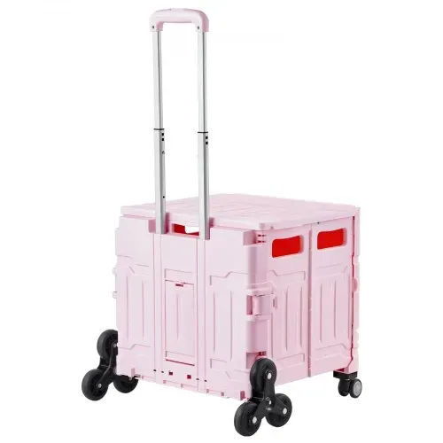 VEVOR Einkaufstrolley, Klappbar, faltbarer Aluminium-Einkaufswagen zum Treppensteigen mit 2 Rädern, tragbarer Treppenliftstuhl, Rettungswagen, Shopping Trolley für ältere Menschen, Behinderte – Bild 9
