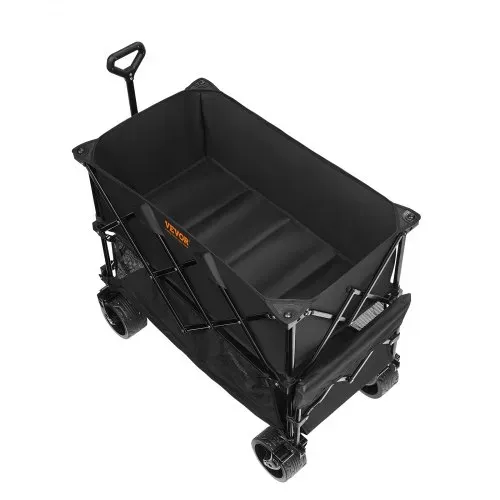 VEVOR Bollerwagen 1320 x 565 x 1065 mm Kinderwagen aus 600D Oxford-Stoff mit PVC-Beschichtung Strandwagen wasserdicht, UV-beständig max. 204 kg Tragfähigkeit Transportkarre Gerätewagen Handwagen – Bild 10