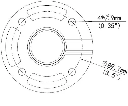 ALLNET IP Kamera zbh. Pendant mount/Decken for ALL-CAM2498-LEP – Bild 2
