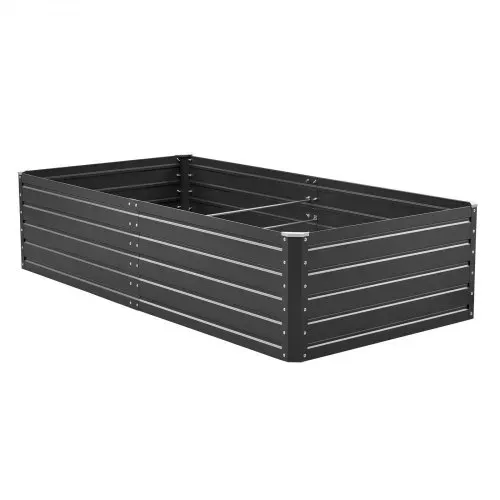VEVOR Hochbeet Metall 2032x1016x470 mm, Pflanzbeet, Gemüsebeet, Pflanzkasten mit offenem Boden & abgerundeten Kanten, großes Blumenbeet, Kräuterbeet für Gemüse, Blumen, Kräuter & Sukkulenten – Bild 10