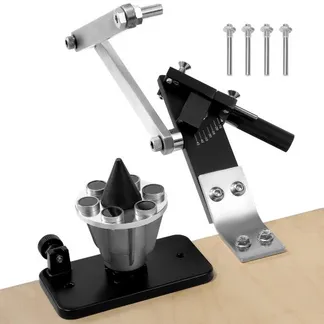 VEVOR Rasenmäher-Klingenschärfer & -ausgleicher, 15°-45° Messerschärfer für Rasenmäher mit 4 Adapterstiften, Kugellagern & 25 mm vergrößertem Griff, zur Verwendung mit Winkelschleifern VEVOR Rasenmäher-Klingenschärfer & -ausgleicher, 15°-45° Messerschärfer für Rasenmäher mit 4 Adapterstiften, Kugellagern & 25 mm vergrößertem Griff, zur Verwendung mit Winkelschleifern