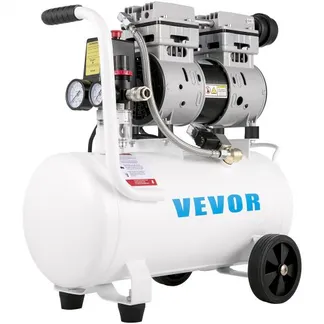 VEVOR Flüsterkompressor 25 L, Leise Ölfrei Kompressor 750 W, Ölfrei Luftkompressor 60 dB, Druckluftkompressor, Silent Druckluft Kessel 165 L / min Abgasvolumen, mit Eingebautem Abluftventilator VEVOR Flüsterkompressor 25 L, Leise Ölfrei Kompressor 750 W, Ölfrei Luftkompressor 60 dB, Druckluftkompressor, Silent Druckluft Kessel 165 L / min Abgasvolumen, mit Eingebautem Abluftventilator