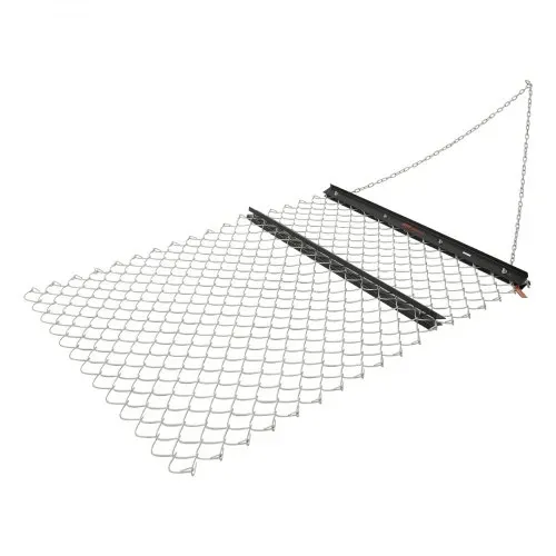 VEVOR Schleppegge, 1520x1240x57mm, Kettenegge aus Q235-Stahl, UTV-Traktoraufsätze zum Einebnen von Landschaften oder zur Rasenvorbereitung, Wiesenegge für Kiesauffahrten, Bauernhof, Feldgarten – Bild 9