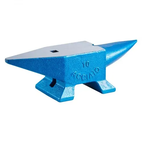 VEVOR Einzelhorn-Amboss 10 kg Stahlamboss, Schmiedestahlwerkzeuge mit rundem & quadratischem Loch, Amboss, robuster Schmied, Juwelier, langlebiges & robustes Metallschmiedewerkzeug – Bild 9