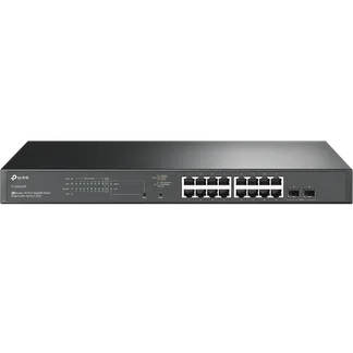 TP-Link Switch smart managed Layer2 18 Port • 16x 1 GbE • PoE Budget 150W • 2x SFP • 19″ • Omada • SG2218P TP-Link Switch smart managed Layer2 18 Port • 16x 1 GbE • PoE Budget 150W • 2x SFP • 19″ • Omada • SG2218P