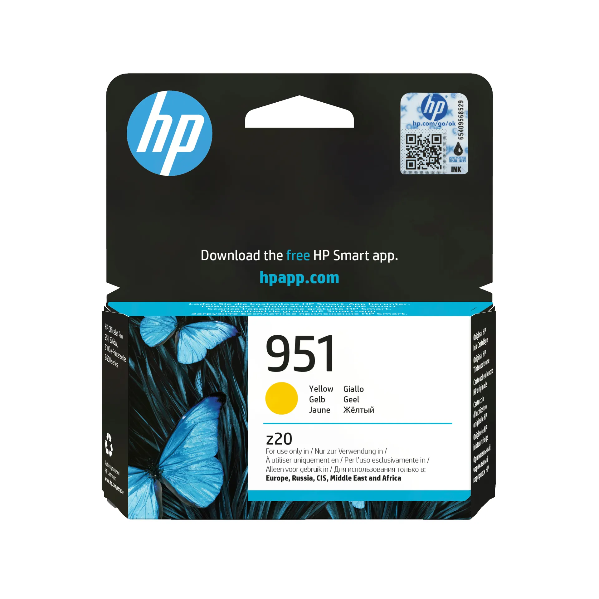 HP 951 Gelb Original Tintenpatrone HP 951 Gelb Original Tintenpatrone