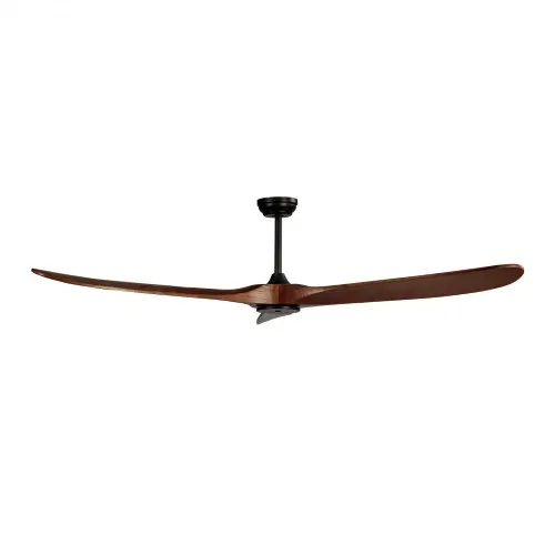 VEVOR 180 cm Deckenventilator ohne Licht, 6-Gang-Fernbedienung, 3 Holzflügel, umkehrbarer Gleichstrommotor, Außenventilator für Schlafzimmer, Wohnzimmer, Terrasse, Innen-/Außenbereich, Walnuss – Bild 10