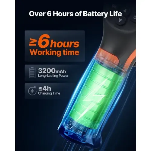 VEVOR Wärmebildkamera, 320x240 TISR Superauflösung, Thermokamera mit 2MP visueller Kamera, 160x120 IR-Auflösung, 25 Hz Bildwiederholfrequenz, -20 °C bis 550 °C, 4 Bildmodi & 6 Farbpaletten – Bild 5