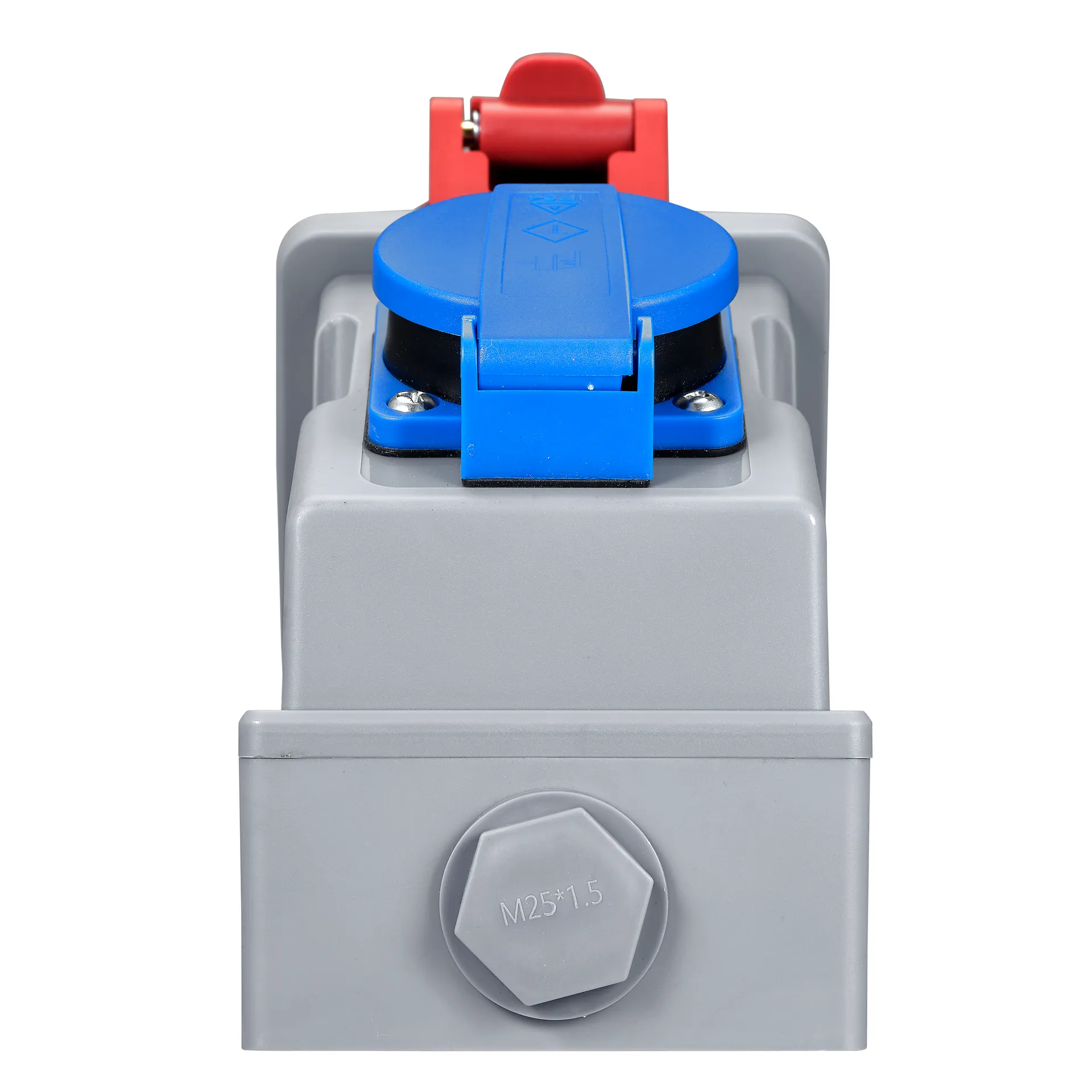 CEE-Kombi-Wanddose McPower, 1x Schutzkontakt, 1x CEE 16A, IP44 – Bild 4