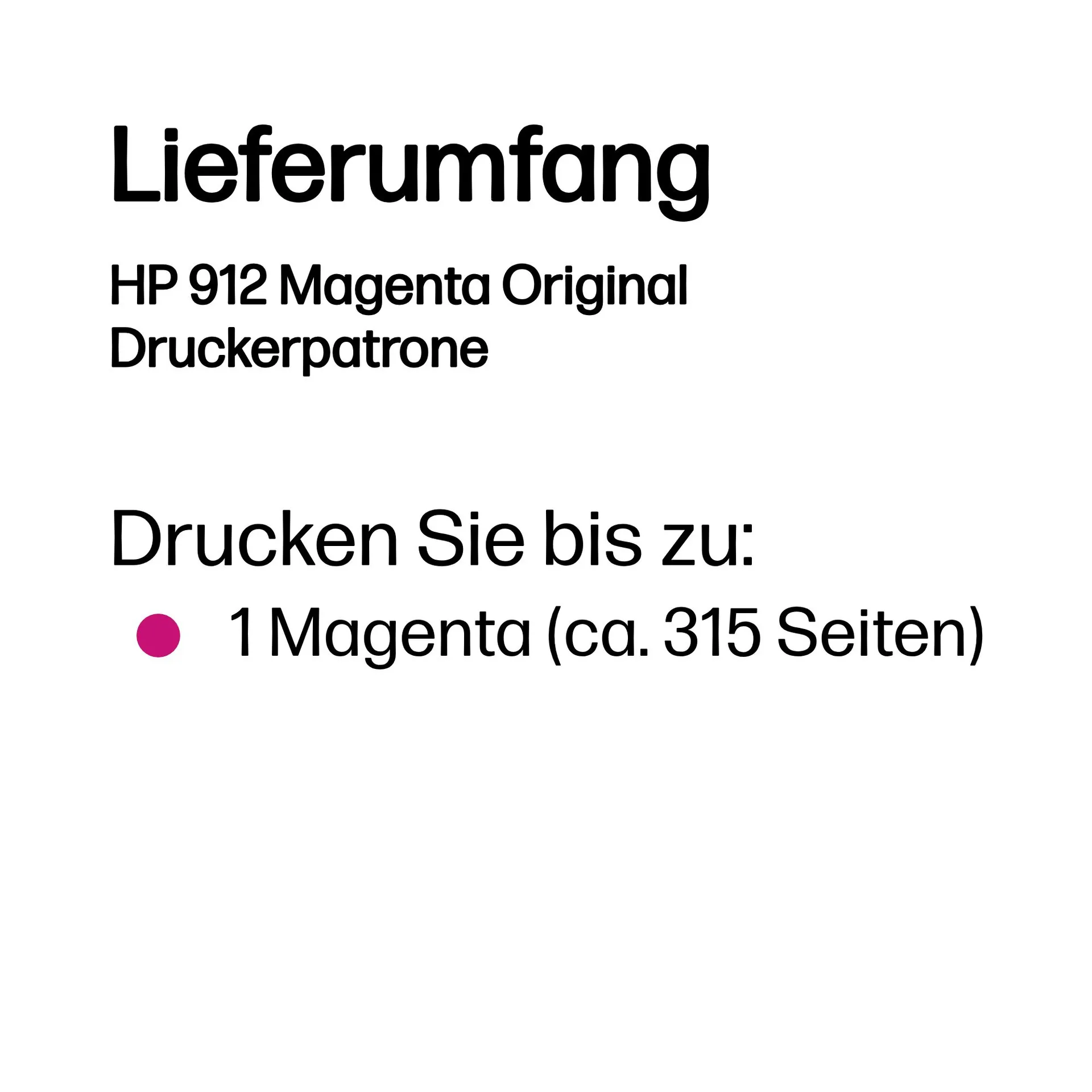 HP 912 Magenta Original Druckerpatrone – Bild 2