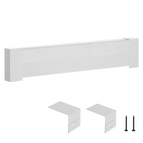 VEVOR Heizungsabdeckungen, Basic-Serie, 916 x 80 x 193 mm, Standard-Frontabdeckung für Heizkörper elektrische Heizgeräte, Ersatzabdeckung aus robustem Stahl, für Schlafzimmer, weiß VEVOR Heizungsabdeckungen, Basic-Serie, 916 x 80 x 193 mm, Standard-Frontabdeckung für Heizkörper elektrische Heizgeräte, Ersatzabdeckung aus robustem Stahl, für Schlafzimmer, weiß