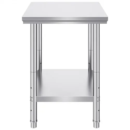 VEVOR Edelstahl Arbeitstisch 760 x 600 x 70 mm Essenszubereitung für die Zubereitung von Mahlzeiten, Nähen, Waschen, Basteln, Garagennutzung usw. – Bild 10