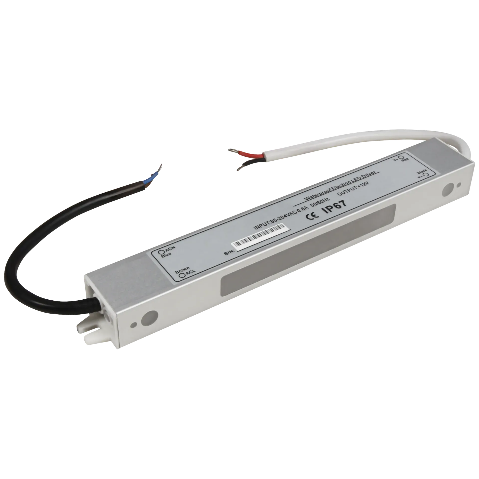 LED-Trafo McShine, elektronisch, IP67, 1-30W, Ein 85~264V, Aus 12V, wasserfest LED-Trafo McShine, elektronisch, IP67, 1-30W, Ein 85~264V, Aus 12V, wasserfest