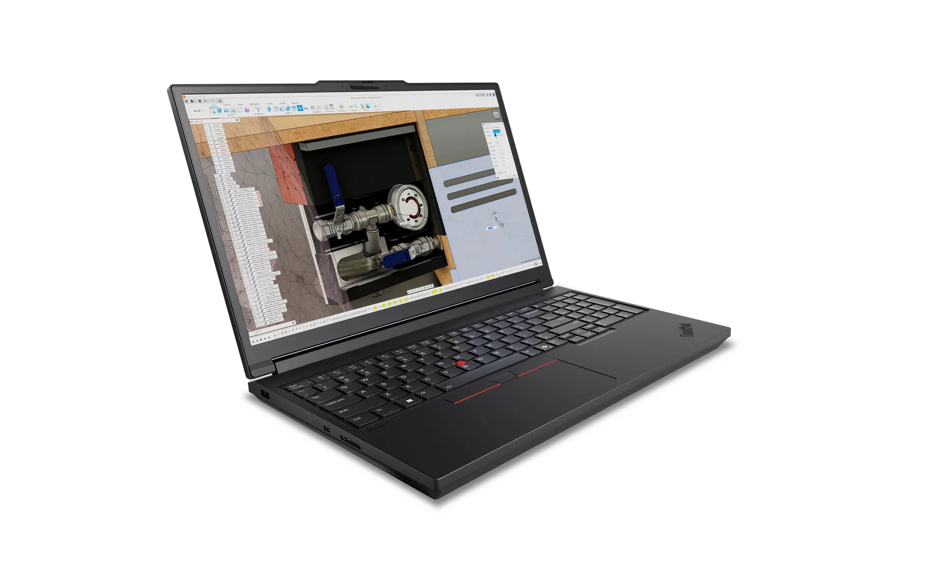 Lenovo ThinkPad P16 Gen 3 Intel Core Ultra 7 255HX Mobiler Arbeitsplatz 40,6 cm (16") WQUXGA 64 GB DDR5-SDRAM 1 TB SSD NVIDIA RTX PRO 3000 Blackwell Wi-Fi 7 (802.11be) Windows 11 Pro Englisch Schwarz – Bild 3