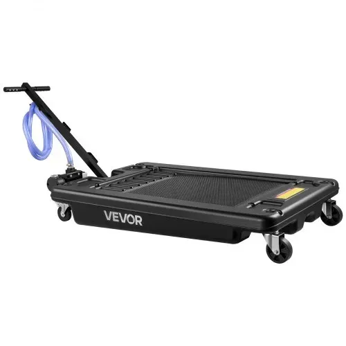 VEVOR Ölablasswanne, mit Niedrigem Profil, 64 L Fassungsvermögen, Ölwechselbehälter mit elektrischer Pumpe & 2,2 m Schlauch, Passend für Autos, SUVs, LKWs, Motorräder, Geländefahrzeuge, Metall – Bild 8