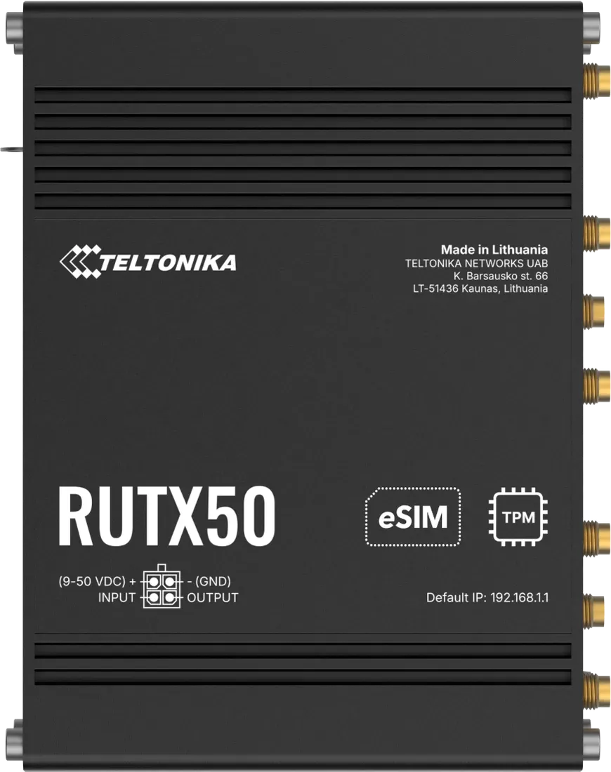 Teltonika · Router · RUTX50 · 5G Modem Router/WLAN · New Teltonika · Router · RUTX50 · 5G Modem Router/WLAN · New