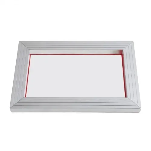VEVOR Siebdruck Kit, 6 Stk. Aluminium Siebdruck Rahmen, 254x355,6 mm Siebdruck Rahmen mit 156 Mesh, Hochspannung Nylon Mesh & Dichtungsband für T-Shirts, DIY Druck usw. – Bild 10