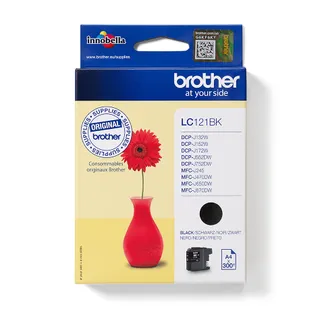 Brother LC121BK Druckerpatrone 1 Stück(e) Original Schwarz Brother LC121BK Druckerpatrone 1 Stück(e) Original Schwarz