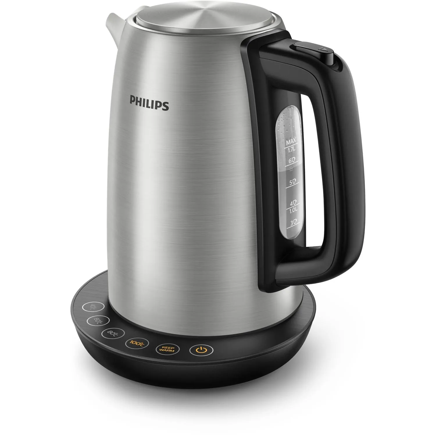 Philips Avance Collection HD9359/90 Metallwasserkocher, Temperatursteuerung, Warmhalten Philips Avance Collection HD9359/90 Metallwasserkocher, Temperatursteuerung, Warmhalten