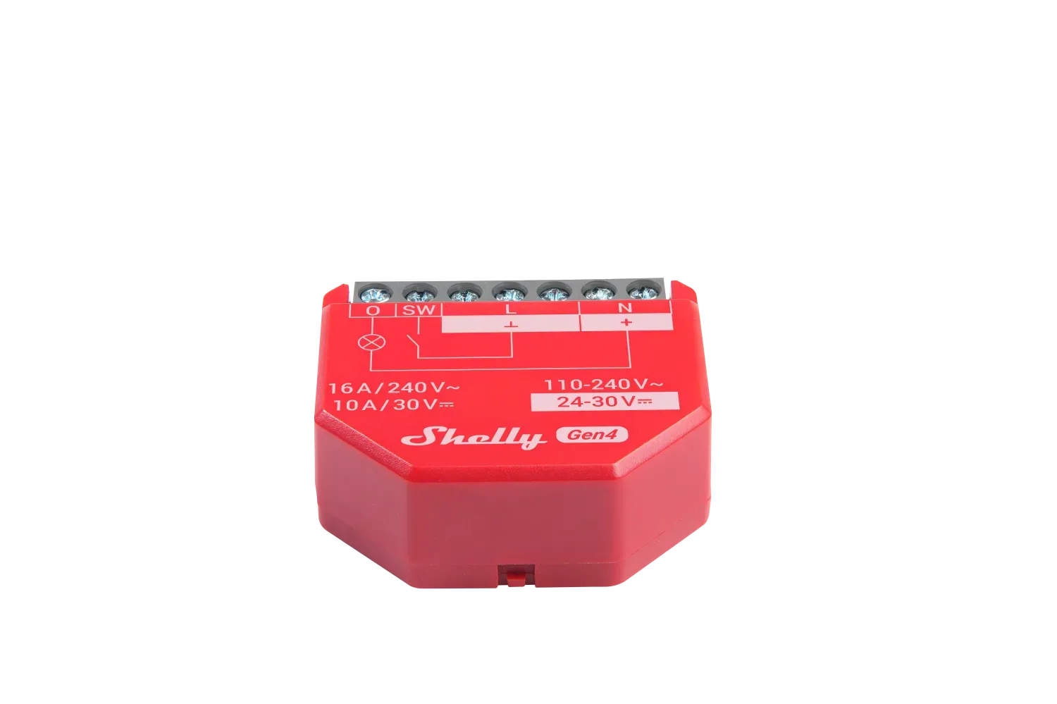 Shelly · Unterputz · "1PM Gen4" · Relais · max 16A · 1 Kanal · Messfunktion · WLAN · Matter · Zigbee · Bluetooth – Bild 2