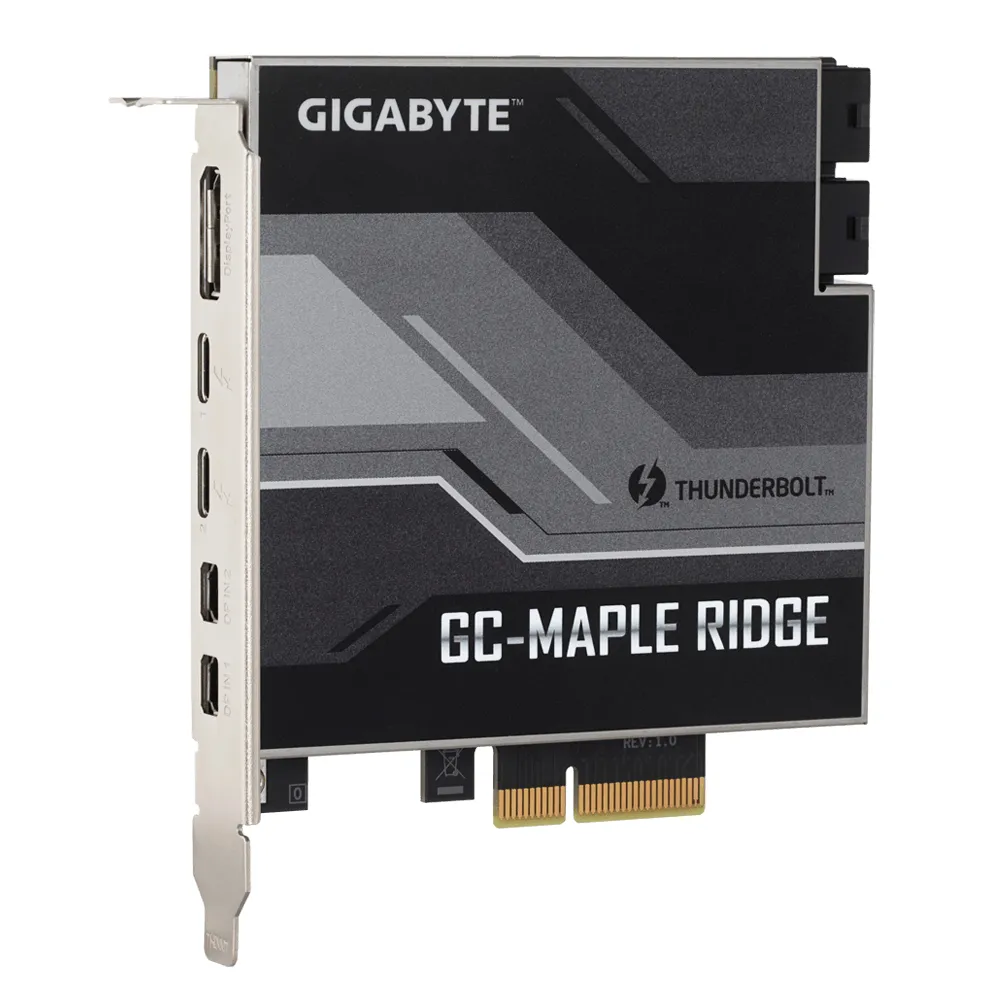 GIGABYTE GC-MAPLE RIDGE Schnittstellenkarte/Adapter Eingebaut DisplayPort, Mini DisplayPort, Thunderbolt 4, USB 3.2 Gen 2 (3.1 Gen 2) – Bild 2