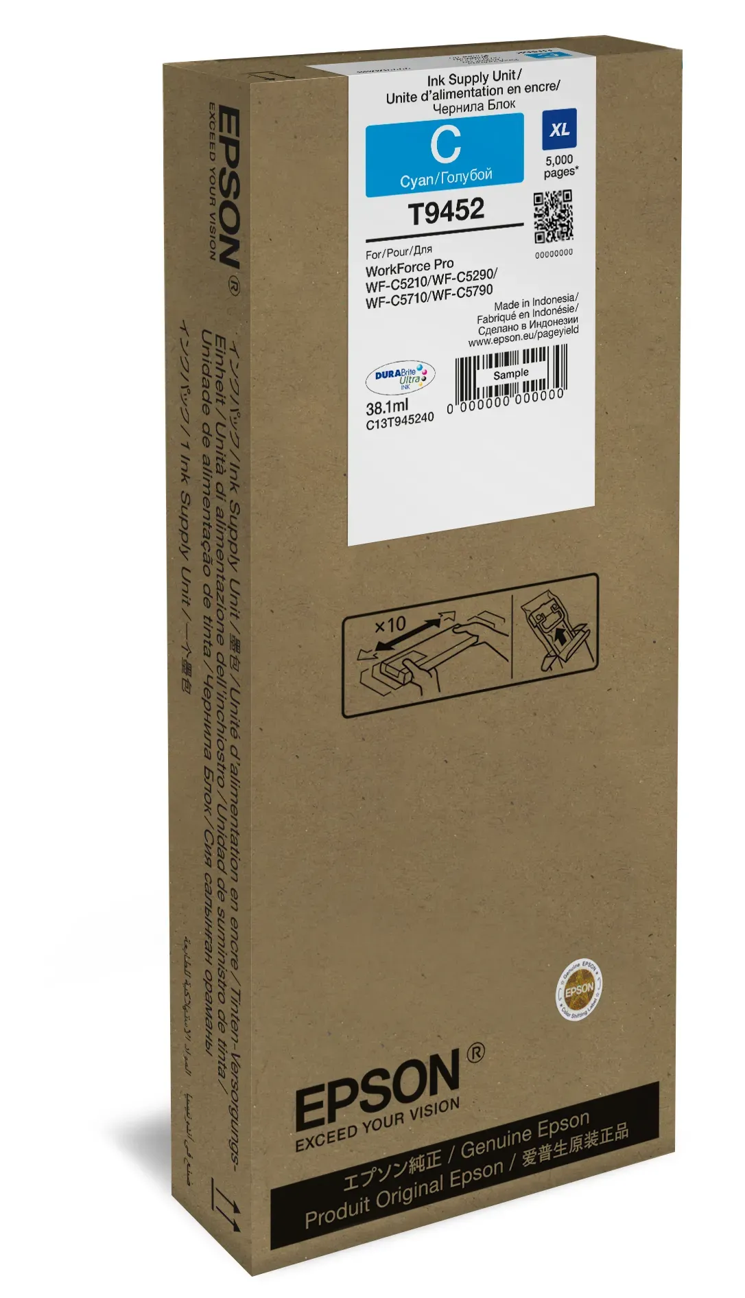 Epson WF-C5xxx Series Ink Cartridge XL Cyan – Bild 2