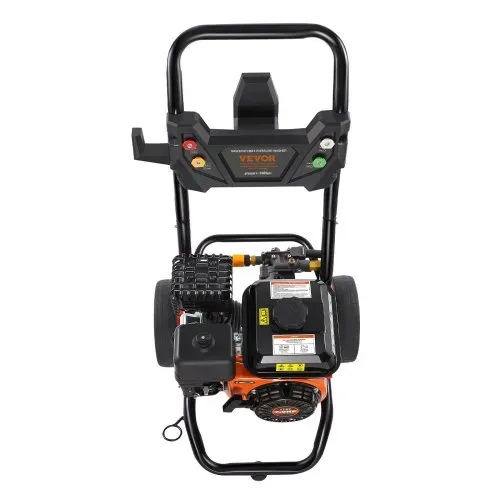 VEVOR Benzin-Hochdruckreiniger, 3400 PSI 2,6 GPM, Terrassenreinger 10 L/min mit Aluminiumpumpe, Hochdruckpistole & Verlängerungsstab, 5-Düsen-Set, für Autos, Zäune, Häuser, Terrassen, vertikal – Bild 10