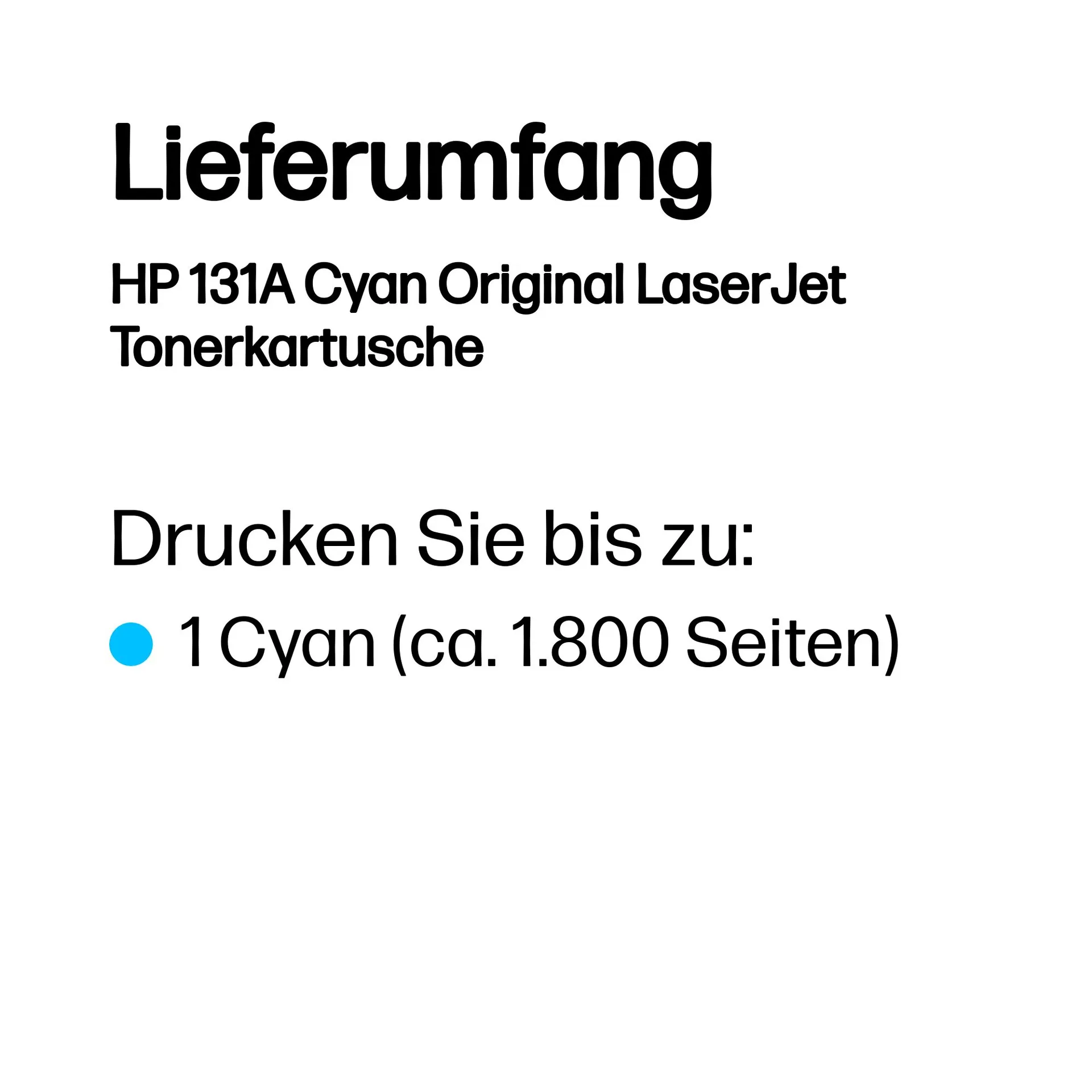 HP 131A Cyan Original LaserJet Tonerkartusche – Bild 3