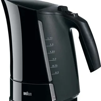 Braun WK 300 Wasserkocher 1,6 l 2200 W Schwarz Braun WK 300 Wasserkocher 1,6 l 2200 W Schwarz