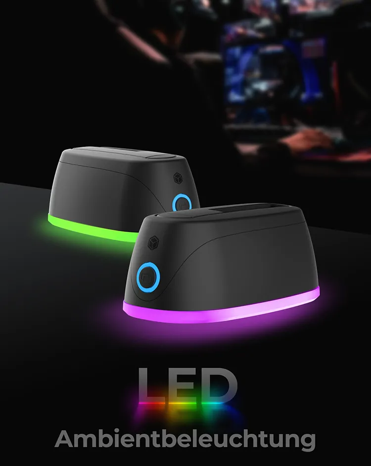 ICY BOX IB-1124L-C3, 1 bay SATA III SSD/HDD DockingStation, USB 3.2 Gen 1 Type-C®/Type-A, black – Bild 6