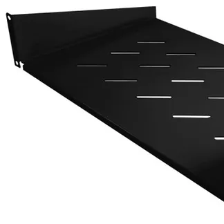 ALLNET 19″zbh. Fachboden, T400mm/2HE, Schwarz, Frontmontage, ALLNET 19″zbh. Fachboden, T400mm/2HE, Schwarz, Frontmontage,