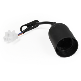 Renovierfassung McShine E27, mit 11cm Kabel und Aufhänger Renovierfassung McShine E27, mit 11cm Kabel und Aufhänger