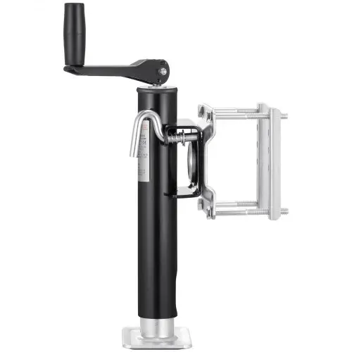 VEVOR Anhängerheber, 907 kg dynamische Tragkraft, robuste, schwenkbare Ausdrehstütze, 265-515 mm Abstellstütze mit Griff für Wohnwagenanhänger, Pferdeanhänger, Nutzanhänger und Yachtanhänger – Bild 8