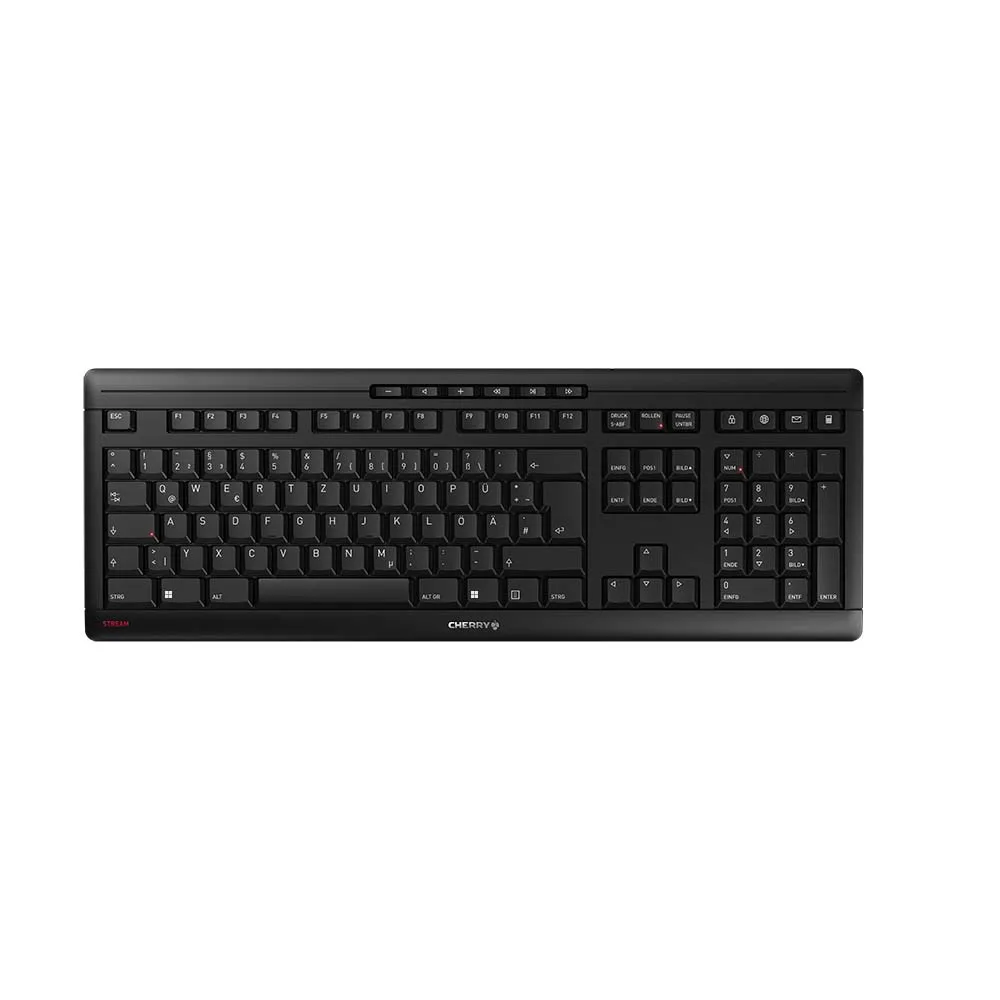 Contour Design Stream Wireless Tastatur Universal RF kabellos + USB QWERTZ Deutsch Schwarz Contour Design Stream Wireless Tastatur Universal RF kabellos + USB QWERTZ Deutsch Schwarz