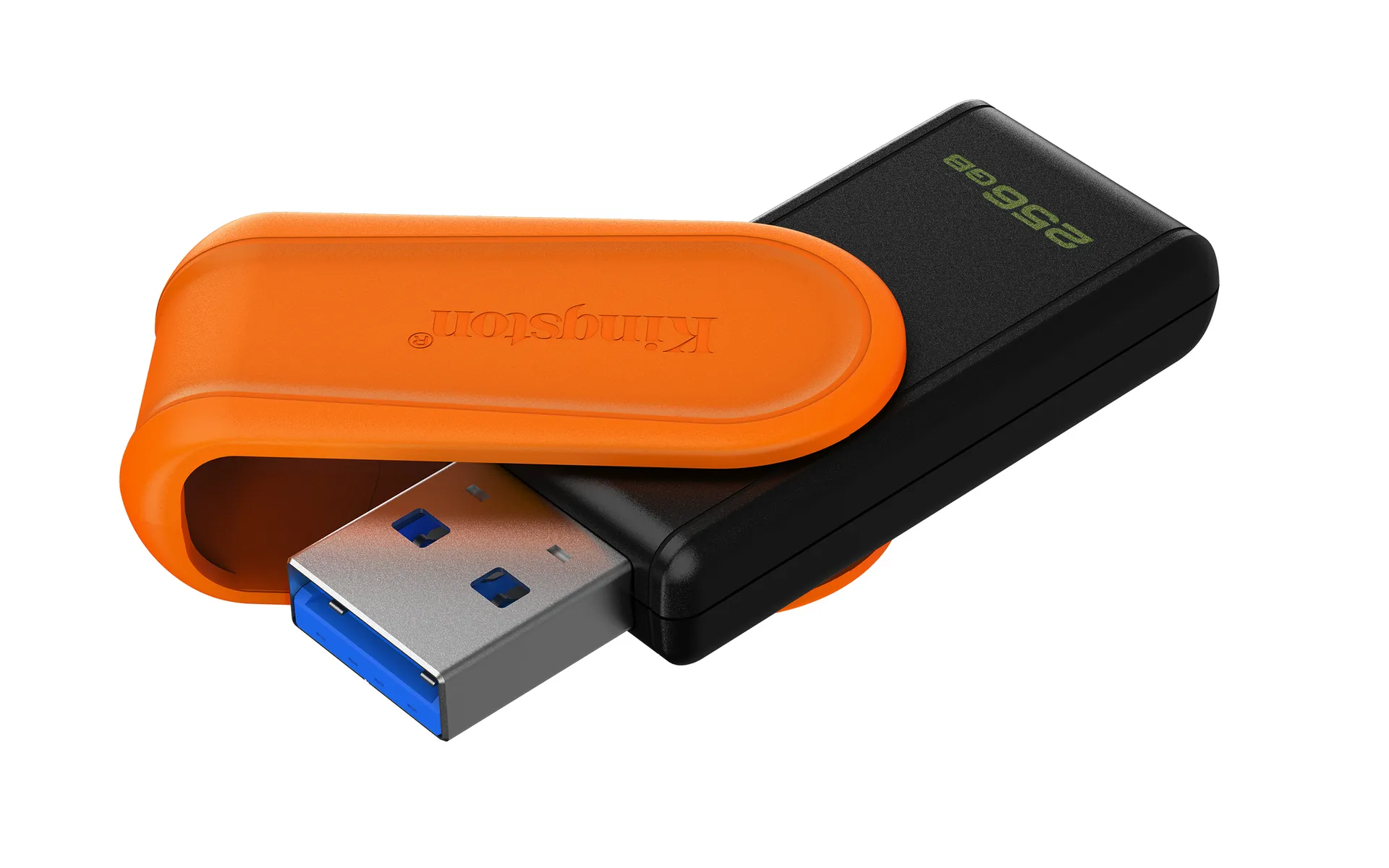 Kingston Technology DataTraveler 256GB Portable USB 3.2 Gen 1 Exodia S (Schwarz/Orange) – Bild 2