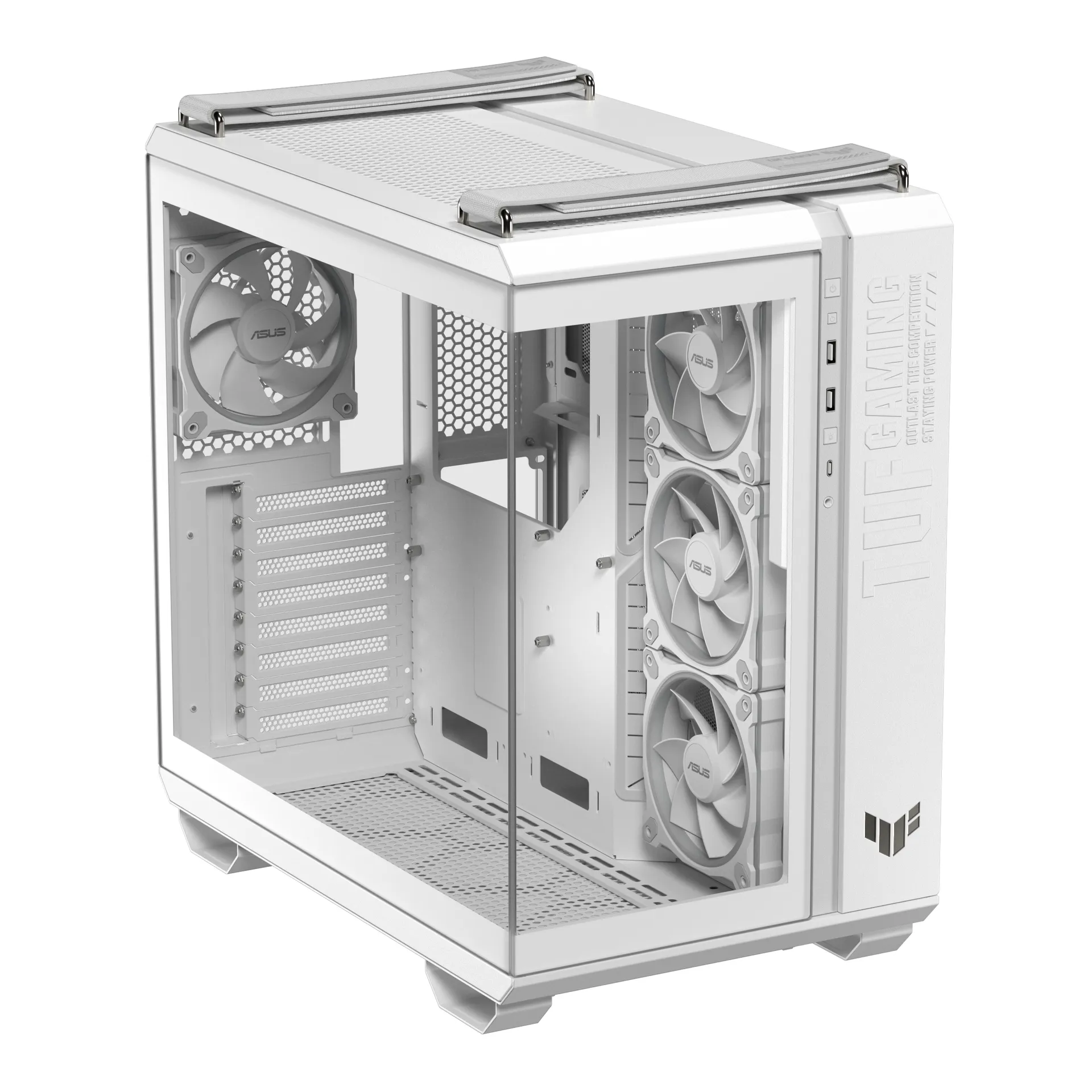 ASUS TUF GAMING GT502 Horizon TG ARGB White Midi Tower Weiß – Bild 7