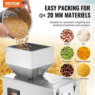 VEVOR Pulverfüllmaschine, 0,022–1,1 lbs/10–500 g, automatische intelligente Partikelwaage, Füllmaschine, Flaschenbeutel, Pulverfüller, Partikelspender für Tee, Samen, Körner, Pulver, Mehl, Bohnen, Gli VEVOR Pulverfüllmaschine, 0,022–1,1 lbs/10–500 g, automatische intelligente Partikelwaage, Füllmaschine, Flaschenbeutel, Pulverfüller, Partikelspender für Tee, Samen, Körner, Pulver, Mehl, Bohnen, Gli
