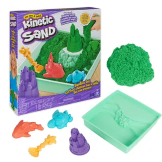 Kinetic Sand Sandbox Set Grün Kinetic Sand Sandbox Set Grün