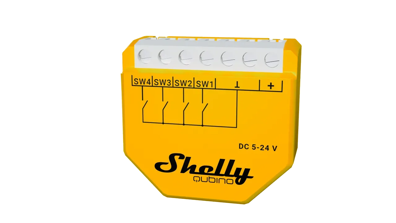 Shelly · Unterputz · "Wave i4 DC" · Szenenaktivierer · 12 Aktionen · Z-Wave – Bild 2