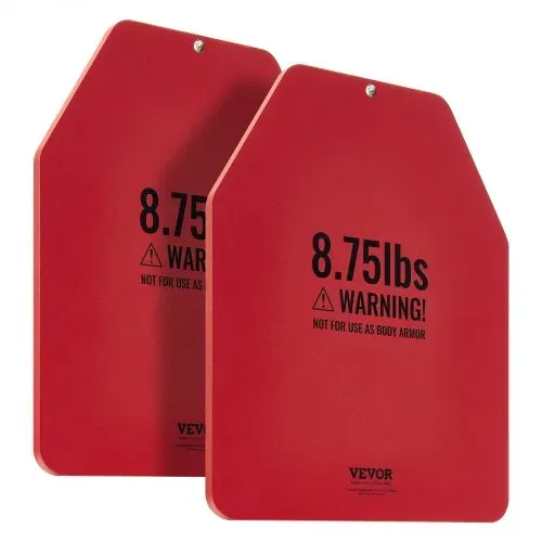 VEVOR Gewichtsplatten für Gewichtswesten 8 kg Set (2 x 4 kg), Flache Gewichtswestenplatten für WODs & Funktionelles Training, Ergonomisches Zusatzgewicht für Krafttraining, Laufen und Fitness, Rot – Bild 10