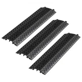 VEVOR 975 mm Kabelbrücke, 7938 kg/Achstragkraft, Hochleistungs-Überfahrschutz aus PP, Stolperschutz, Bodenabdeckungen, für Bereiche mit hoher Schwelle, Zuhause, Büro, Lager, 3er-Pack VEVOR 975 mm Kabelbrücke, 7938 kg/Achstragkraft, Hochleistungs-Überfahrschutz aus PP, Stolperschutz, Bodenabdeckungen, für Bereiche mit hoher Schwelle, Zuhause, Büro, Lager, 3er-Pack