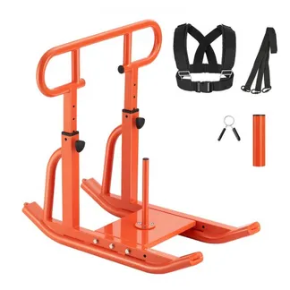 VEVOR Gewichtsschlitten Kraftschlitten Krafttrainingsschlitten zur Verbesserung der Geschwindigkeit bei sportlichen Übungen, Fitnessgerät mit Griff, kompatibel mit 25/51 mm Gewichtsscheiben VEVOR Gewichtsschlitten Kraftschlitten Krafttrainingsschlitten zur Verbesserung der Geschwindigkeit bei sportlichen Übungen, Fitnessgerät mit Griff, kompatibel mit 25/51 mm Gewichtsscheiben