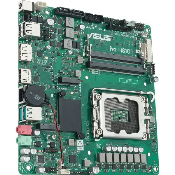 ASUS Pro H810T-CSM Intel H810 LGA 1851 (Socket V1) Thin Mini ITX – Bild 3