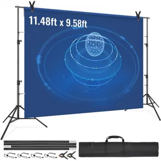 VEVOR Fotohintergrund Fotografie Hintergrund 2900 x 3500 mm Hintergrundstoffgröße Studio-Requisiten Hintergrund mit 2 Dreieckshalterung, 2400–2920 mm Einstellbare Teleskophöhe Hochzeiten, Party-Setups VEVOR Fotohintergrund Fotografie Hintergrund 2900 x 3500 mm Hintergrundstoffgröße Studio-Requisiten Hintergrund mit 2 Dreieckshalterung, 2400–2920 mm Einstellbare Teleskophöhe Hochzeiten, Party-Setups