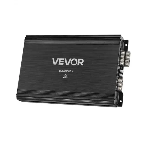 VEVOR Autoverstärker 4-Kanal, Endstufe Klasse AB Überbrückbar, Max. 4 x 250 W an 4 Ohm / 4 x 500 W an 2 Ohm, Hochleistungsverstärker für SUVs Pickups Geländewagen Mehrkanal-Audioverstärker – Bild 9