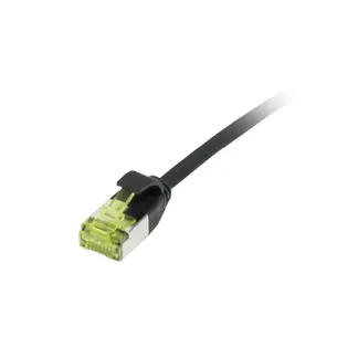 Patchkabel RJ45, CAT6A 500Mhz, 3m, schwarz, U/FTP, slimline rund d=3,8mm, TPE/LSZH(Superflex), AWG32, mit CAT7 Rohkabel, Synergy 21 Patchkabel RJ45, CAT6A 500Mhz, 3m, schwarz, U/FTP, slimline rund d=3,8mm, TPE/LSZH(Superflex), AWG32, mit CAT7 Rohkabel, Synergy 21