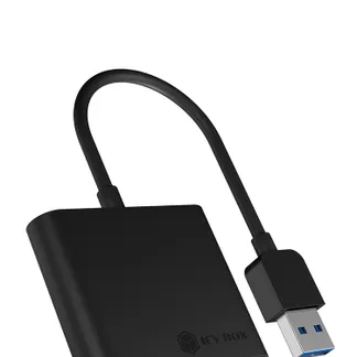 ICY BOX IB-CR301-U3 Externer Multi Card Reader (CF, SD, microSD) mit USB 3.2 Gen 1 Hostanschluss ICY BOX IB-CR301-U3 Externer Multi Card Reader (CF, SD, microSD) mit USB 3.2 Gen 1 Hostanschluss