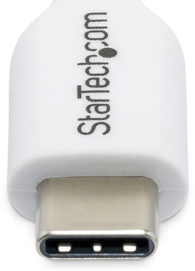 StarTech.com 2m USB-C-Ladekabel, Laden und Synchronisieren, 60W (3A) Power Delivery, USB 2.0 Laptop-Ladekabel, Weiß - USB C Ladekabel – Bild 5
